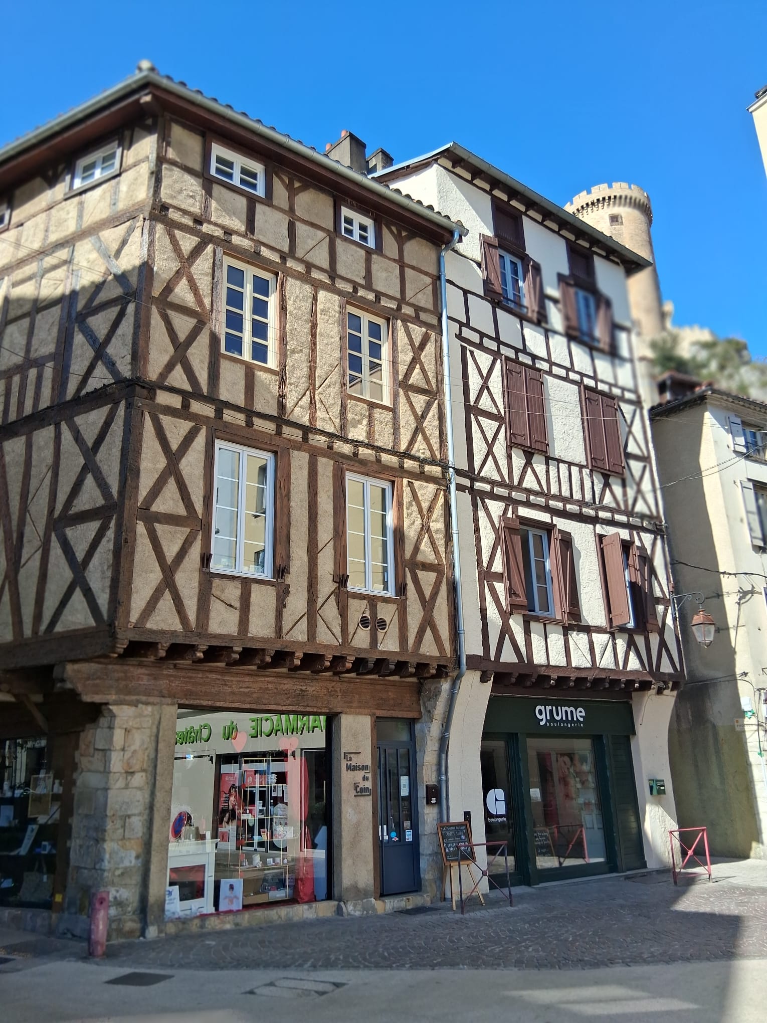 Vue sur les Pyrénées depuis Foix